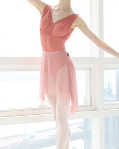 シャインメッシュロングスカート-ピンク [Shine Mesh Long Skirt-Pink]