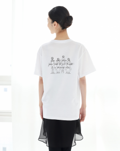 モンペリエティーシャツ-ホワイト [Plie T-shirt-White]