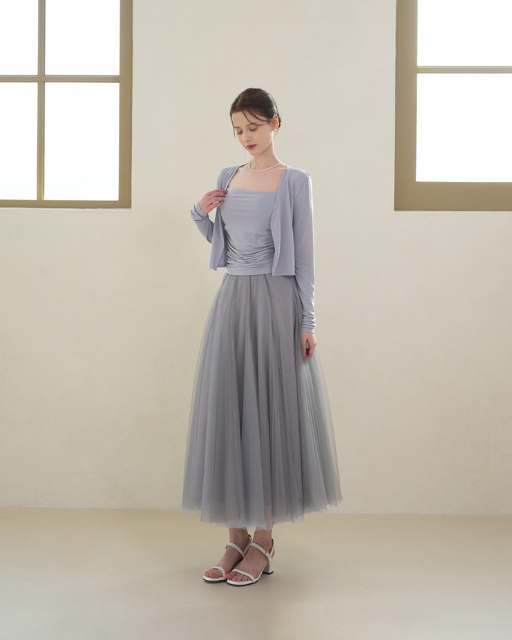 Reve sha skirt[Gray]