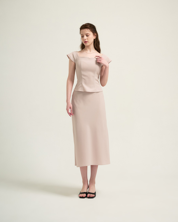 Sharon skirt [Beige]