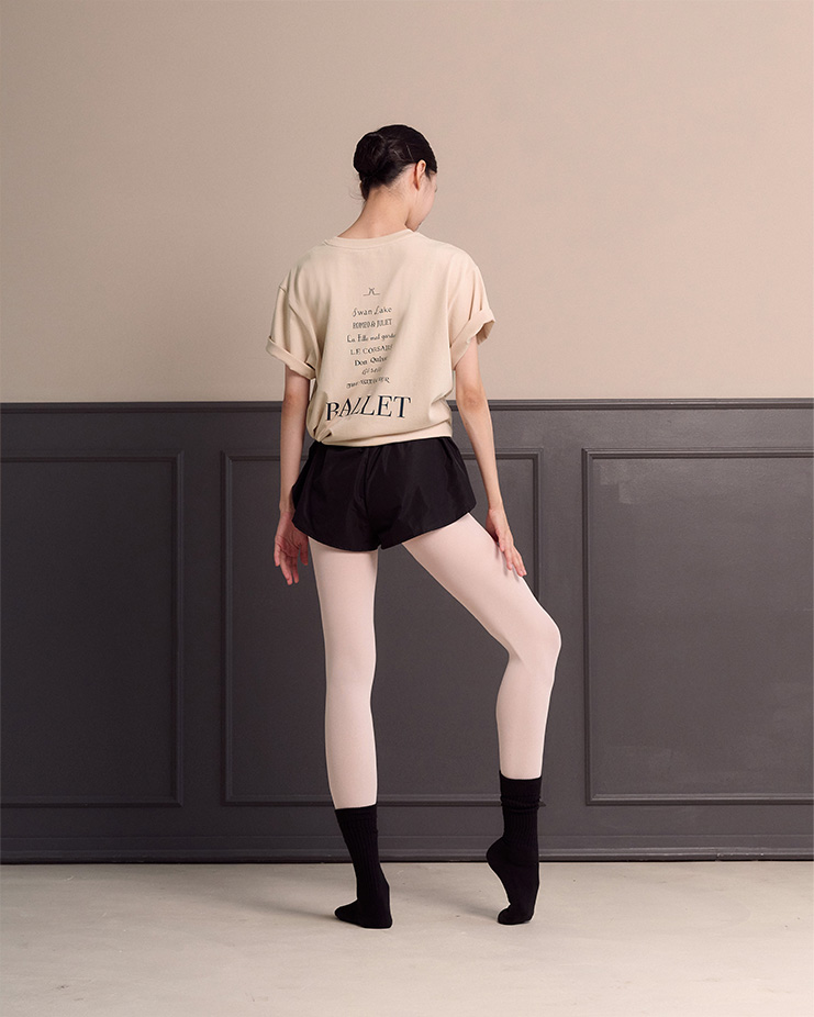 レパートリーティーシャツ【クリームベージュ】Repertoire T-shirt [Creambeige]