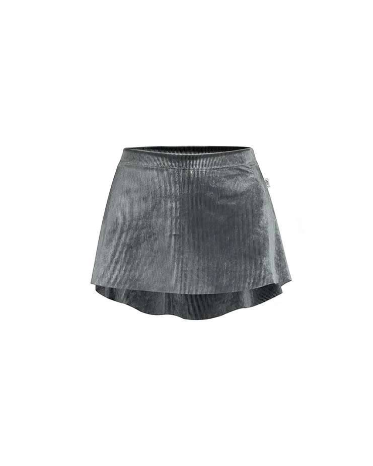 ドガスリムプルオンスカート[ミッドナイトグレー] Degas Slim Pull-On Skirt [Midnight Gray]