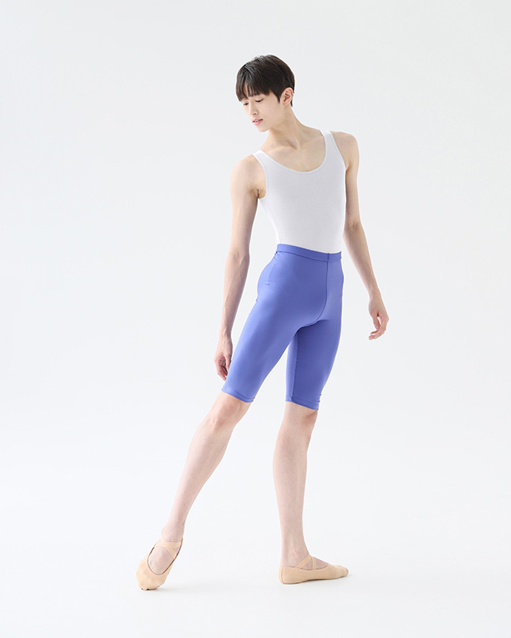 *[メンズ]綿レオタード袖なし[ホワイト] *[Men's] Cotton Leotard Sleeveless shirts [White]